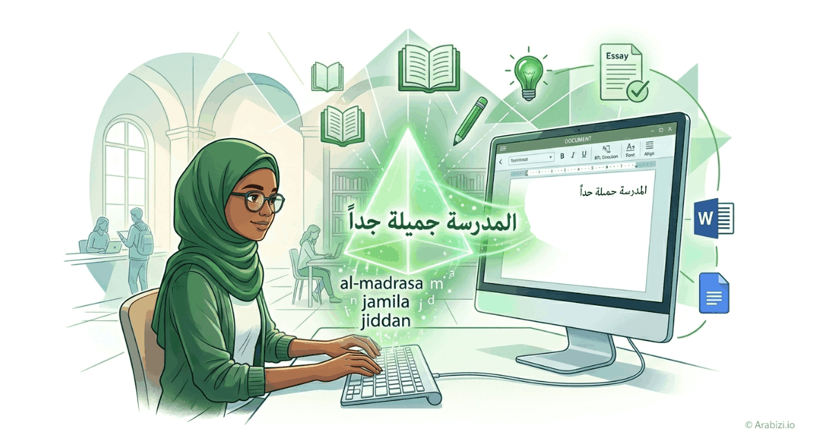 How to Type Arabic for School, Essays, and Assignments