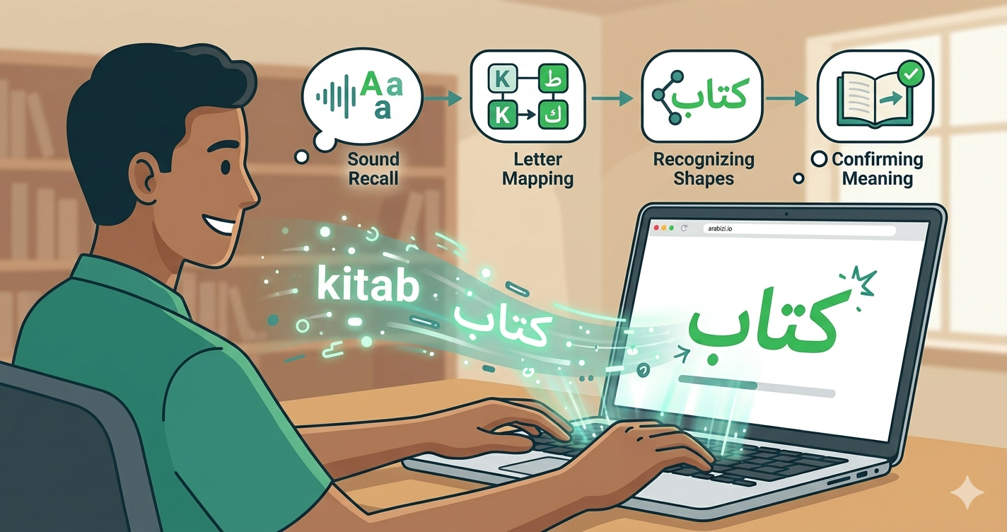 How Typing Helps You Learn Arabic Faster (A Practical Method)